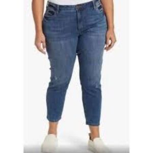 Kut from the Kloth Katy Ankle Straight Leg Jeans Size 18W